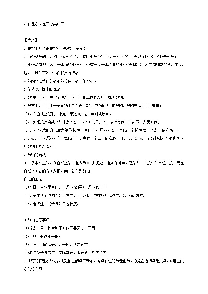 2024-2025学年人教版初中数学七年级上册专题1.2 有理数及其大小比较（解析版+原卷版）02