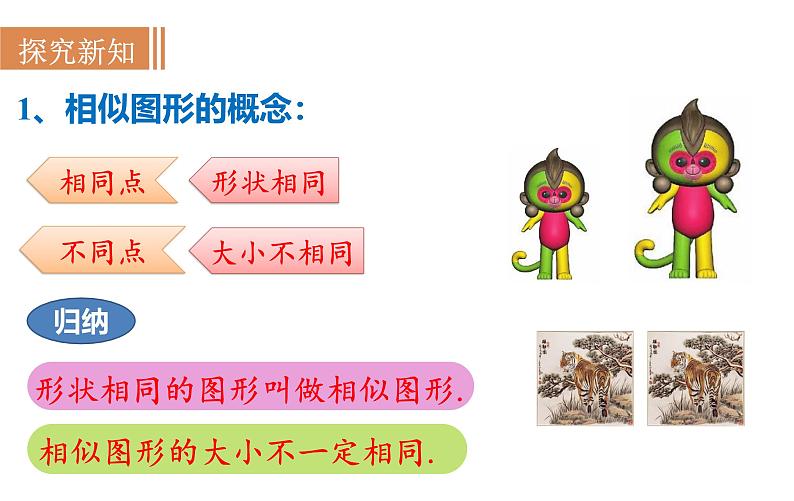 沪科版九年级数学上册22.1.1 相似多边形 课件06