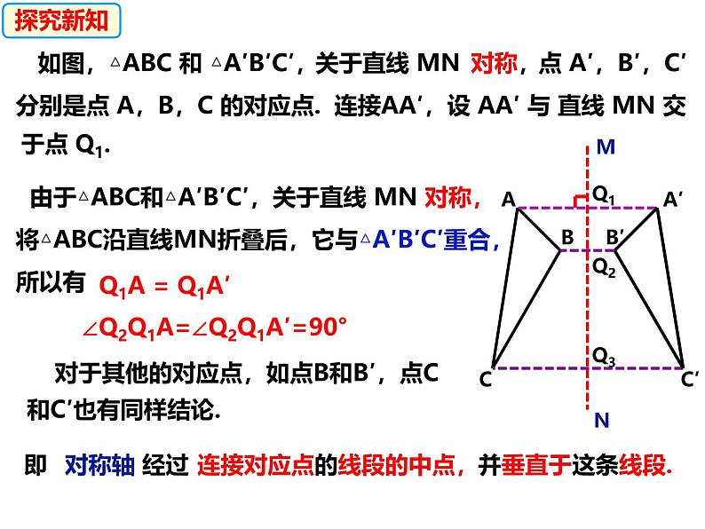 八年级数学上册（沪科版）15.1.2轴对称的性质及其画法 -课件05