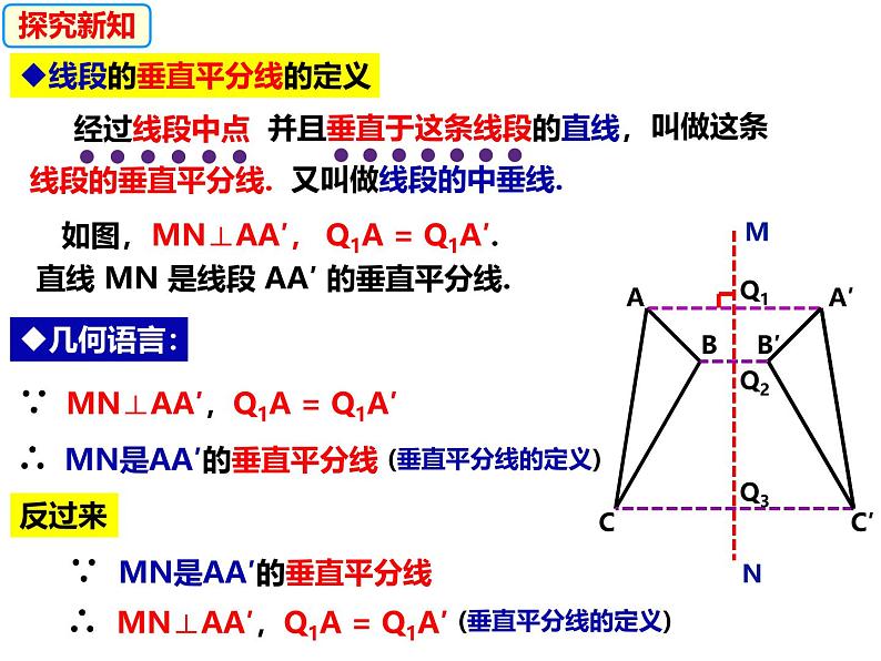 八年级数学上册（沪科版）15.1.2轴对称的性质及其画法 -课件07