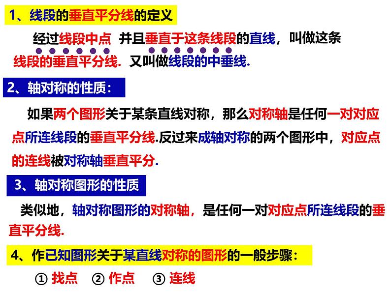 八年级数学上册（沪科版）15.1.3平面直角坐标系中的轴对称图形 -课件02