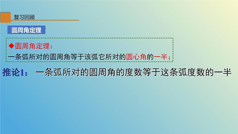 3.3圆周角第2课时（同步课件）九年级数学上册教材配套教学课件+同步练习（青岛版）第2页