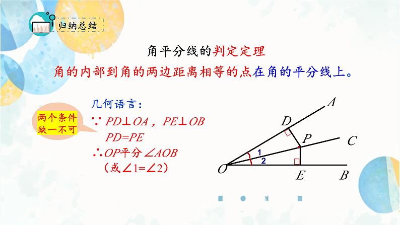 12.3 课时2 角的平分线的判定 初中数学人教版八年级上册课件07