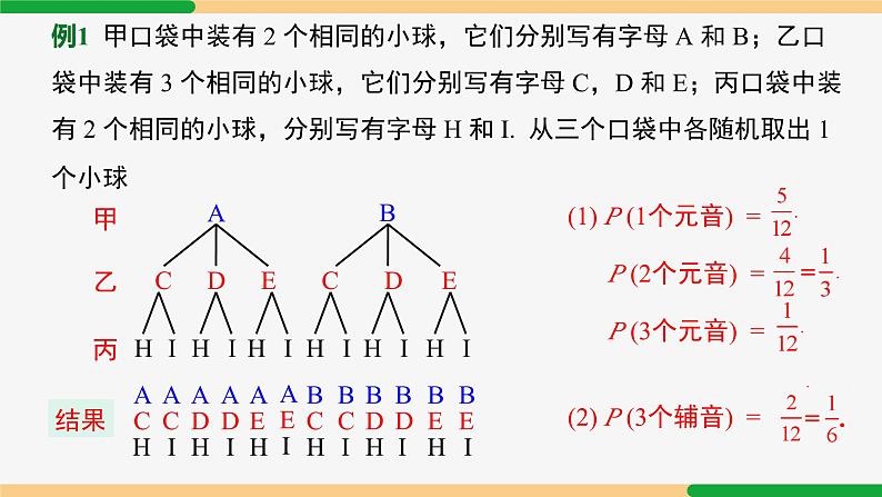 25.2 用列举法求概率 第2课时(树状图)-2024-2025学年九年级数学上册教材配套同步课件（人教版）07