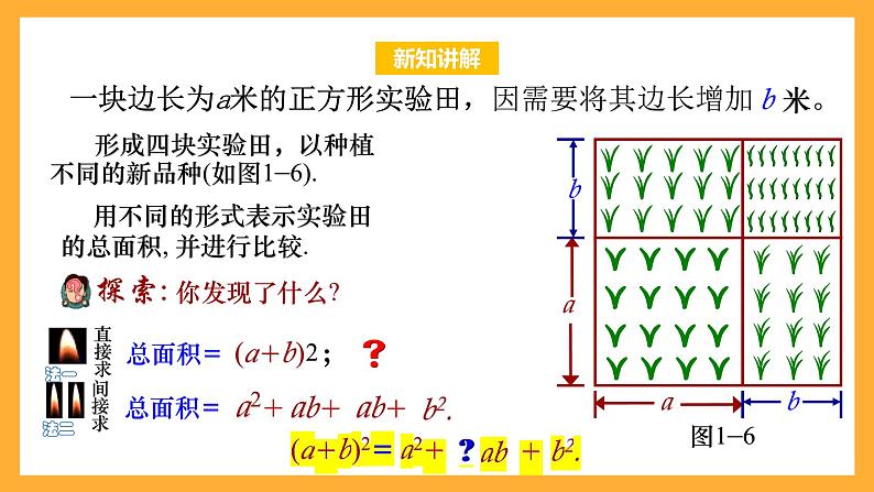 华师大版数学八上 12.3.2《两数和（差）的平方》课件04