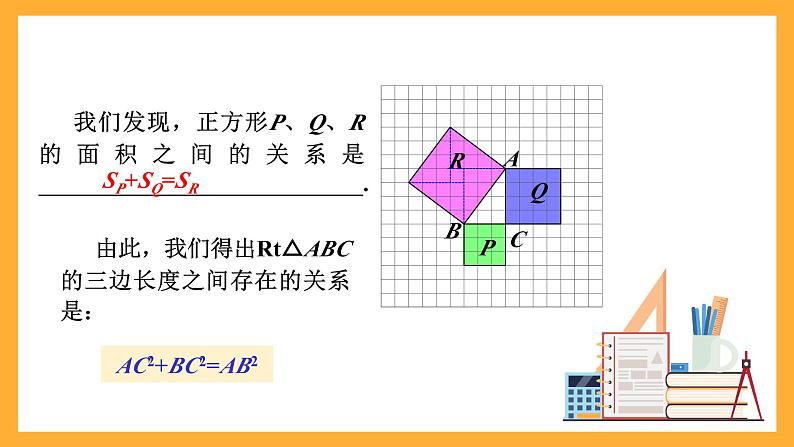 华师大版数学八上 14.1.1《直角三角形三边的关系》课件06