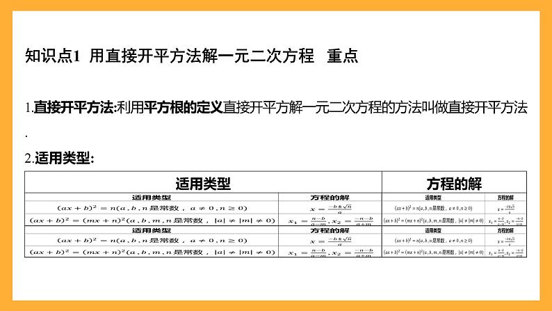 华师大版数学九上 22.2《一元二次方程的解法》课件03