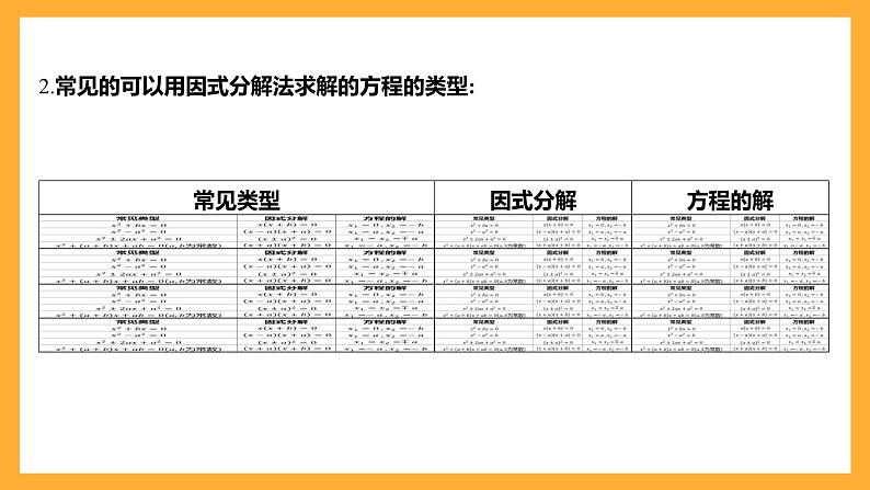 华师大版数学九上 22.2《一元二次方程的解法》课件07