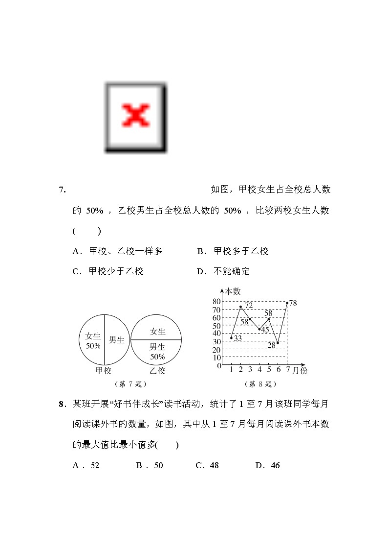 沪科版数学七年级上册第5章 数据的收集与整理 试卷（含答案）第3页