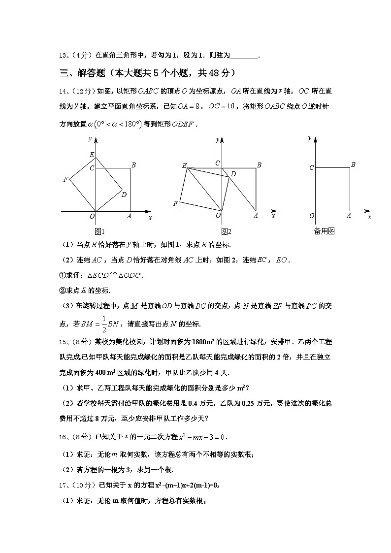 2024-2025学年东北师大附中净月实验学校九年级数学第一学期开学检测试题【含答案】第3页