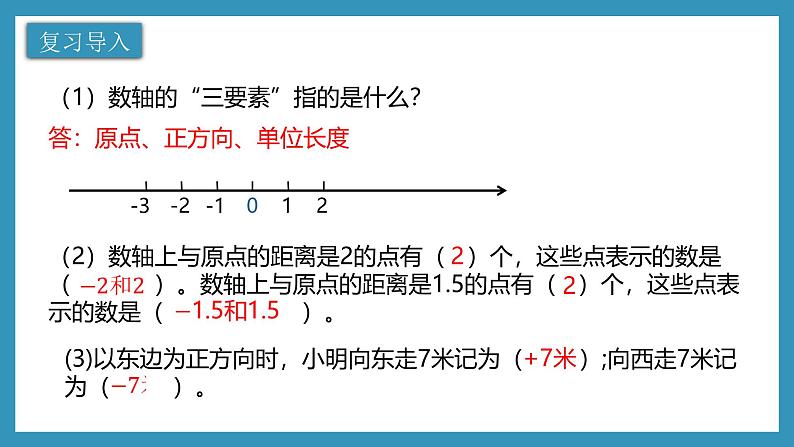 1.2.3 相反数 课件  2024-2025学年人教版七年级数学上册02