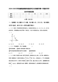 2024-2025学年福建省建阳外国语学校九年级数学第一学期开学学业水平测试试题【含答案】