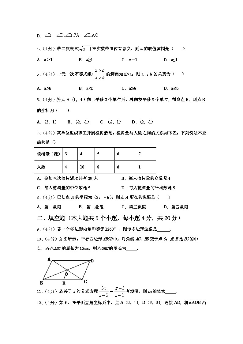 2024-2025学年福建省泉州市泉州培元中学九年级数学第一学期开学联考试题【含答案】02