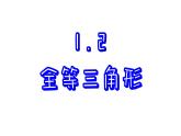 苏科版数学八年级上册1.2 全等三角形  课件