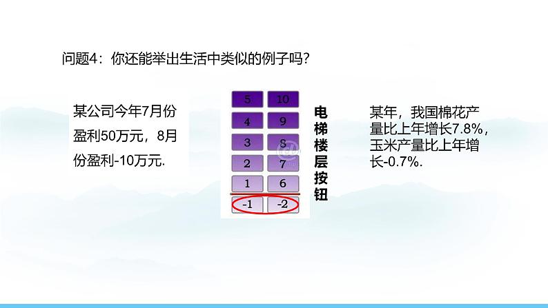 数学人教版（2024）七年级上册课件 1.1正数和负数05