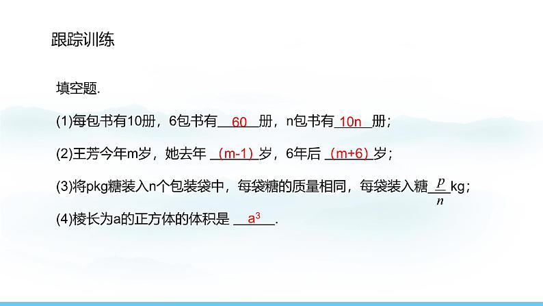 数学人教版（2024）七年级上册课件 3.1.1代数式08