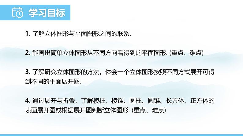 数学人教版（2024）七年级上册课件 6.1.1.2从不同方向看立体图形和立体图形的展开图第2页