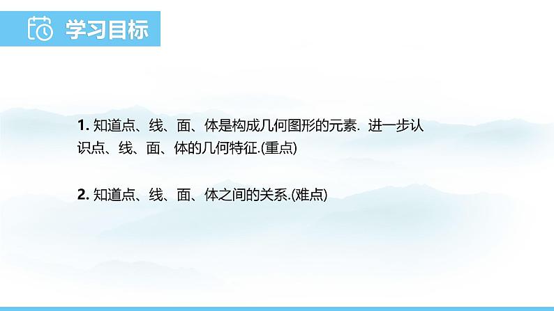 数学人教版（2024）七年级上册课件 6.1.2  点、线、面、体02