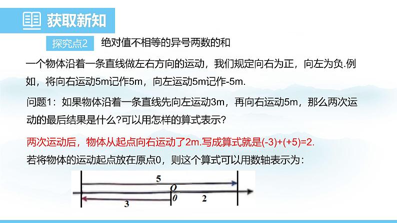 数学人教版（2024）七年级上册课件 2.1.1.1有理数的加法法则第7页