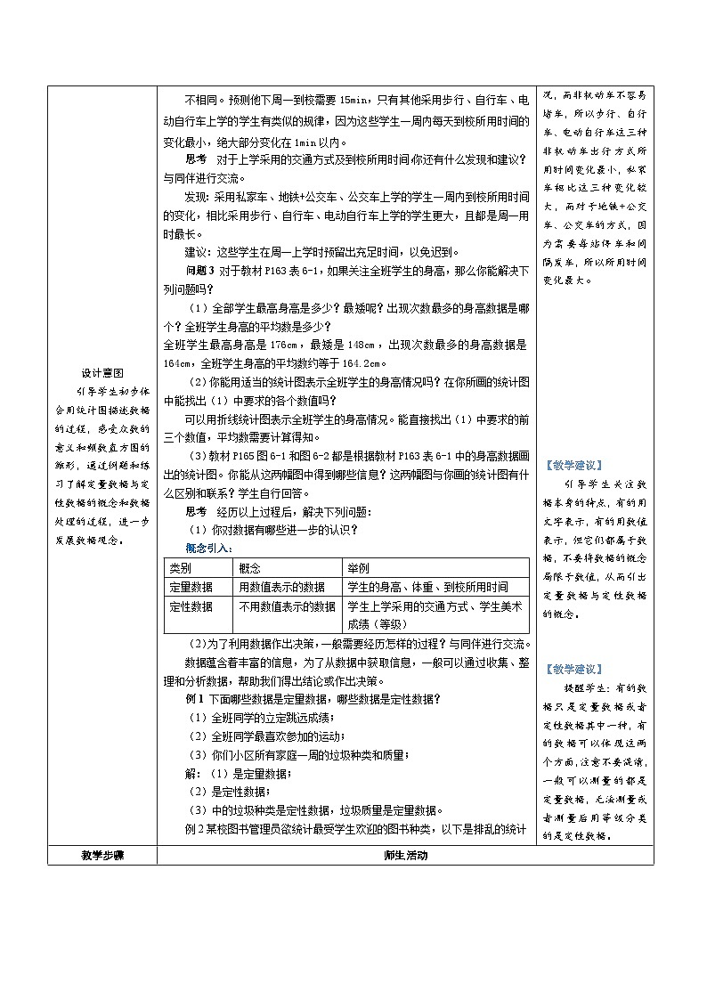 6.1 丰富的数据世界（教学设计） 2024--2025学年北师大版（2024）七年级数学上册02