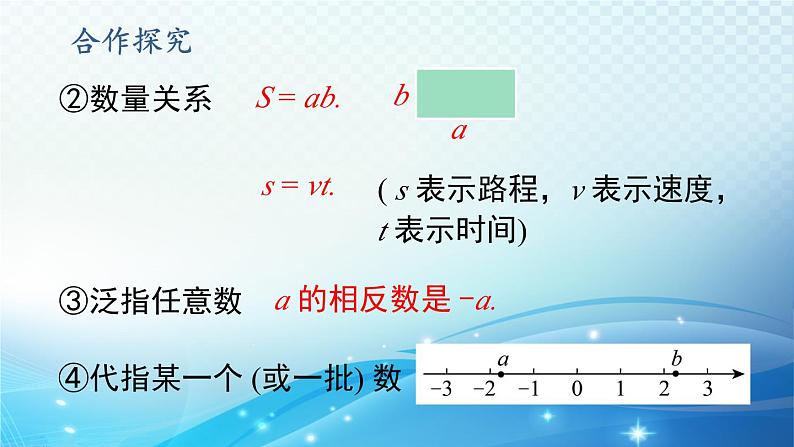 2.1.1 用字母表示数 华东师大版（2024）数学七年级上册课件05