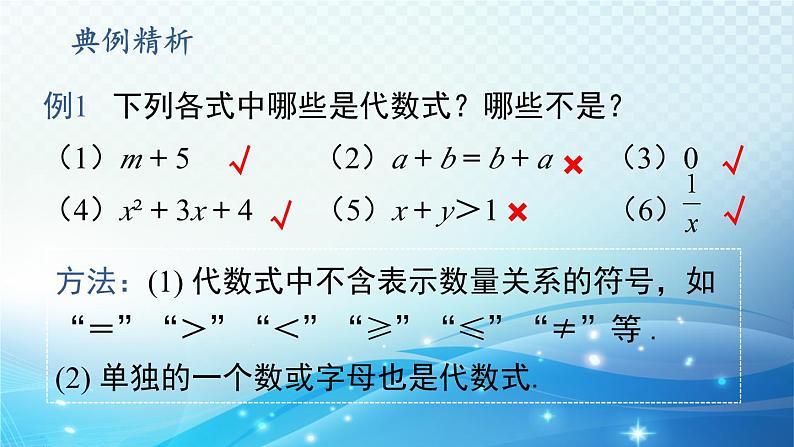 2.1.2 代数式 华东师大版（2024）数学七年级上册课件第6页