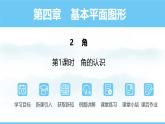 数学北师大版（2024）七年级上册课件 4.2.1 角的认识