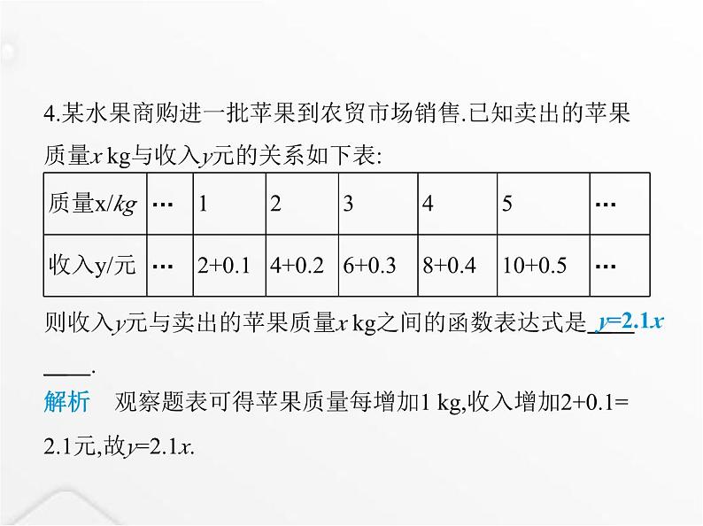 北师大版初中八年级数学上册第四章一次函数1函数课件06