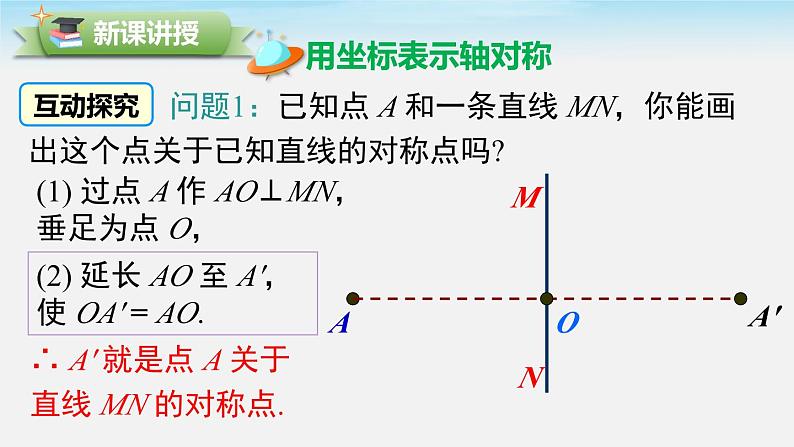 沪科版数学八年级上册 15.1 第2课时 平面直角坐标系中的轴对称 PPT课件04