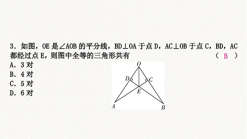 2024年中考数学复习专题　全等三角形与相似三角形课件PPT第4页