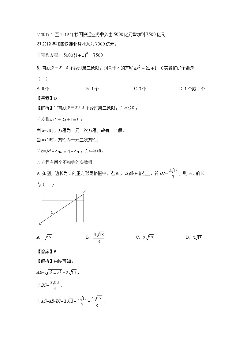 [数学][期末]山东省淄博市张店区2023-2024学年八年级下学期期末模拟试题(解析版)第3页