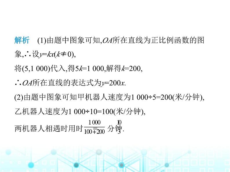 浙教版八年级数学上册专项素养综合练(九)一次函数的五种常见应用课件04