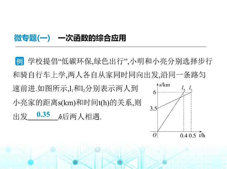 浙教版八年级数学上册第五章一次函数5-5微专题一次函数的综合应用课件第2页