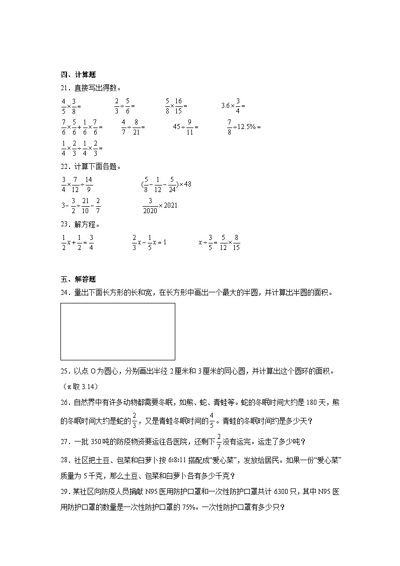 广西南宁市青秀区荔英中学2024-2025学年七年级上学期开学分班考试数学试题+03