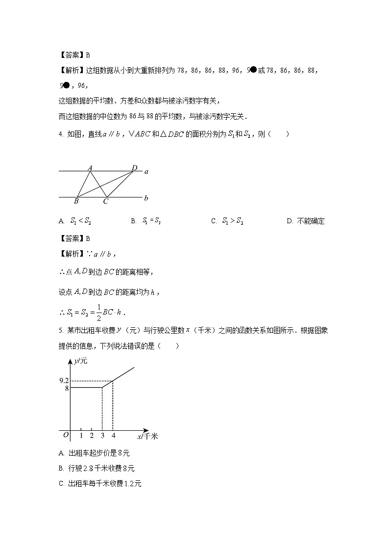 [数学][期末]青海省西宁市2023-2024学年八年级下学期期末试题(解析版)(1)第2页