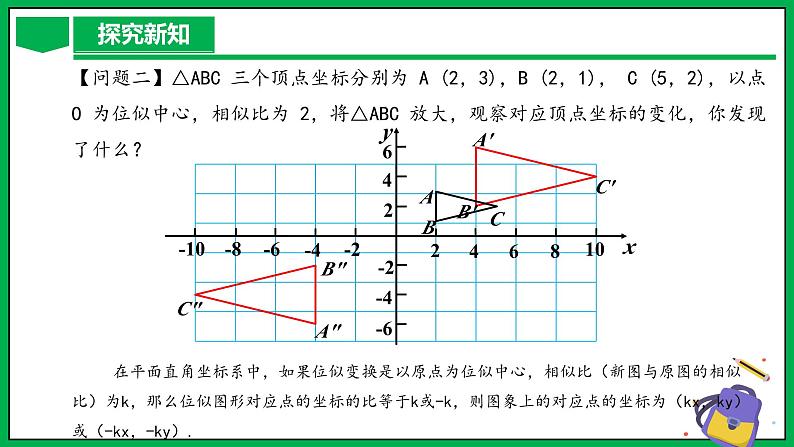 人教版数学九年级下册 27.3 位似(第2课时) 课件+导学案+教学设计+同步练习08