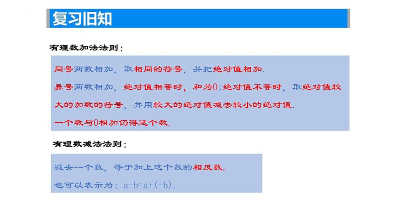 2.4 有理数的加法与减法（4） —有理数的加减混合运算课件2024-2025学年苏科版数学七年级上册03