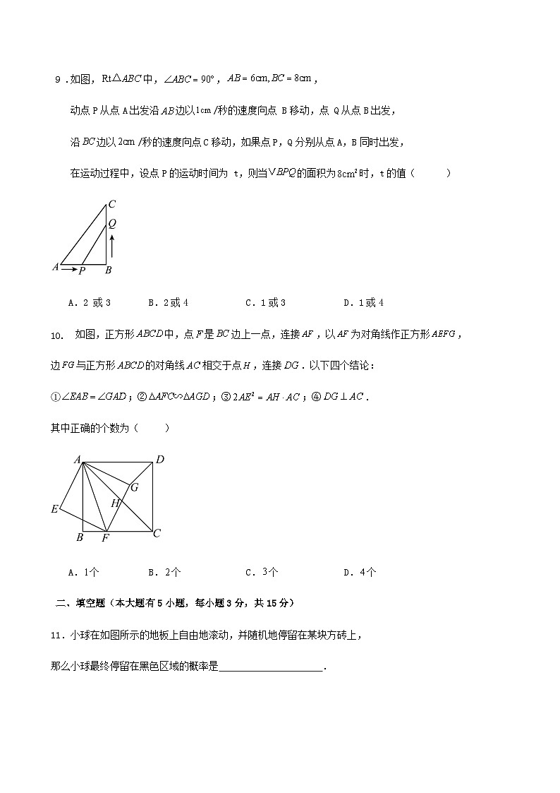 2024-2025学年第一学期上深圳市九年级期中数学练习卷（解析版）03