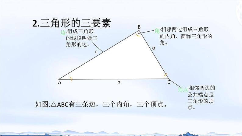 初中数学人教版八年级上册11.1.1 三角形的边 课件第7页