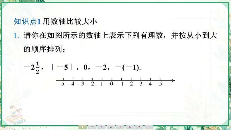 人教版2024-2025学年七年级数学上册1.2　1.2.5　有理数的大小比较（学案课件）02