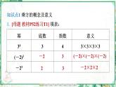 人教版2024-2025学年七年级数学上册2.3　2.3.1　乘方　第1课时　有理数的乘方（学案课件）