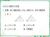 人教版2024-2025学年七年级数学上册6.3　6.3.2　角的比较与运算（学案课件）