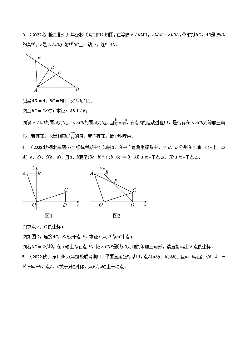 北师大版八年级数学下册举一反三系列1.7三角形的证明全章十二类必考压轴题(北师大版)同步练习(学生版+解析)02