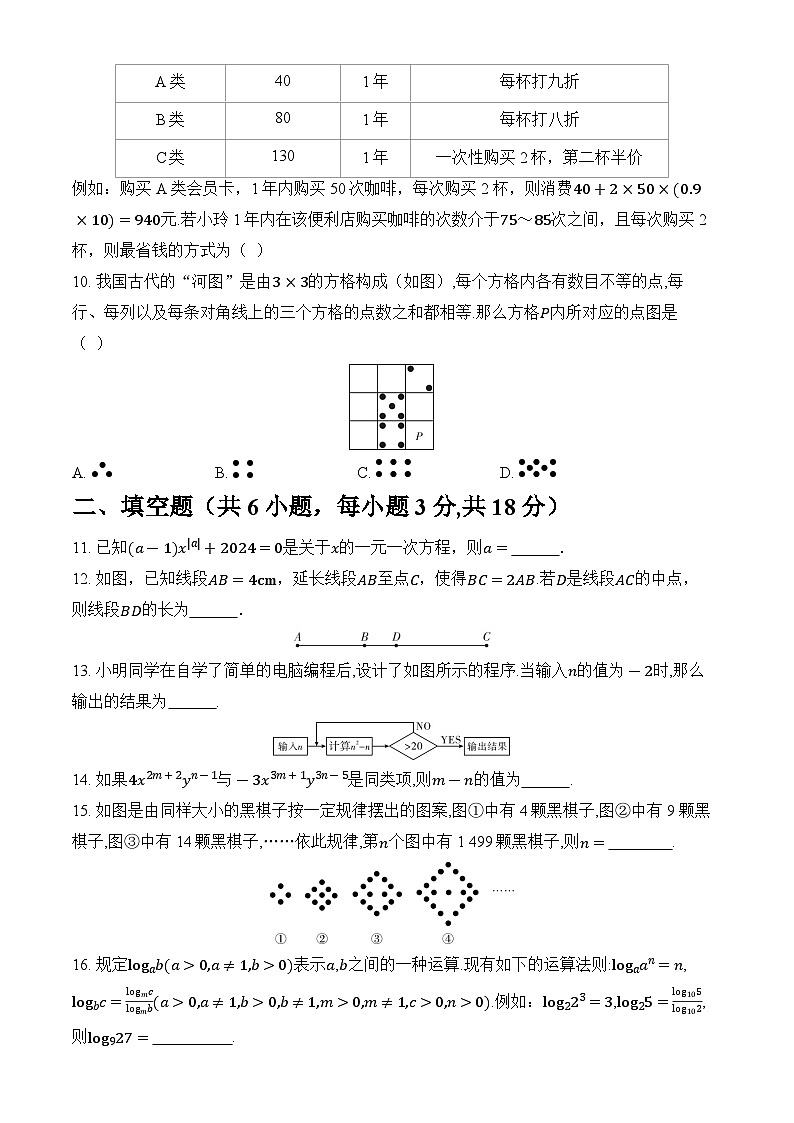 +2024-2025学年人教版数学七年级上册期末质量评估卷+02