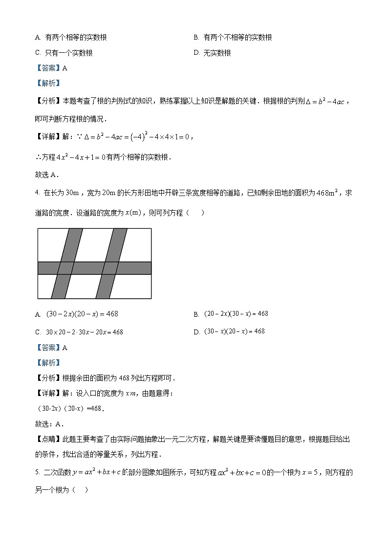 新疆乌鲁木齐市第126中学2024-2025学年九年级上学期第一次月考数学试题（解析版）第2页