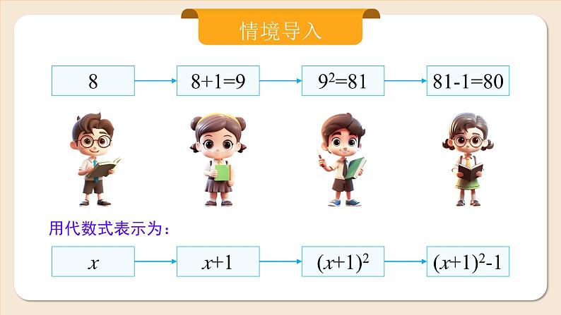 人教版七年级上册数学  3.2代数式的值第4页