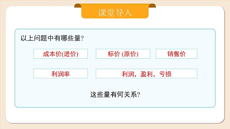 2024秋季人教版七年级上册数学  5.3.2销售中的盈亏  PPT课件+教案+习题05