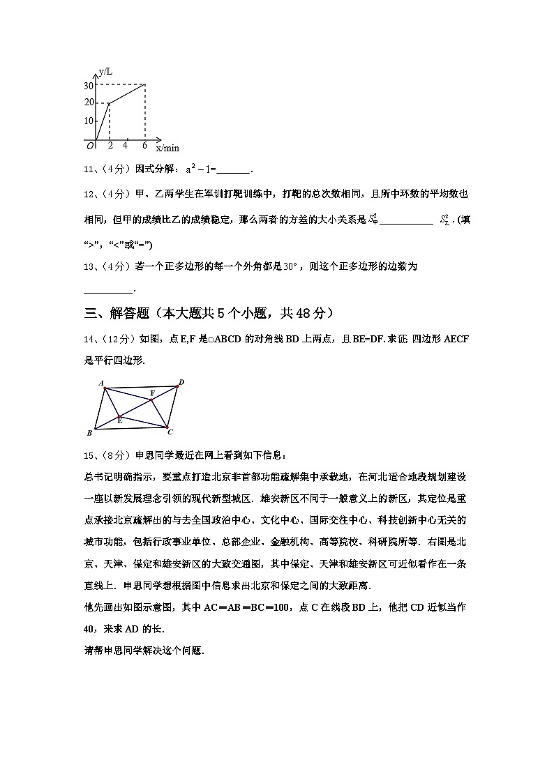 2024-2025学年合肥市重点中学九年级数学第一学期开学学业质量监测试题【含答案】第3页