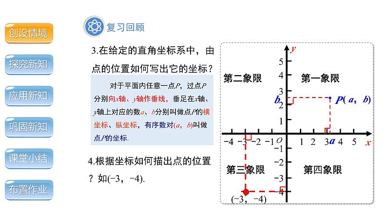 3.2《平面直角坐标系 第2课时》北师大版八年级数学上册教学课件第4页