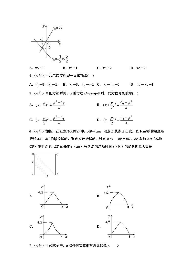 2024-2025学年湖北省黄石市第八中学九上数学开学学业水平测试试题【含答案】第2页